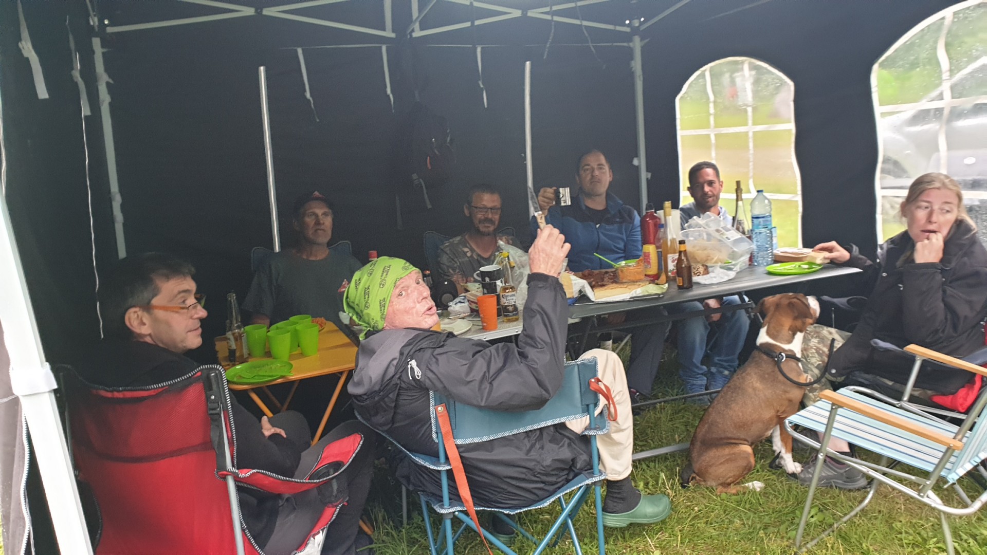 Soirée au camping