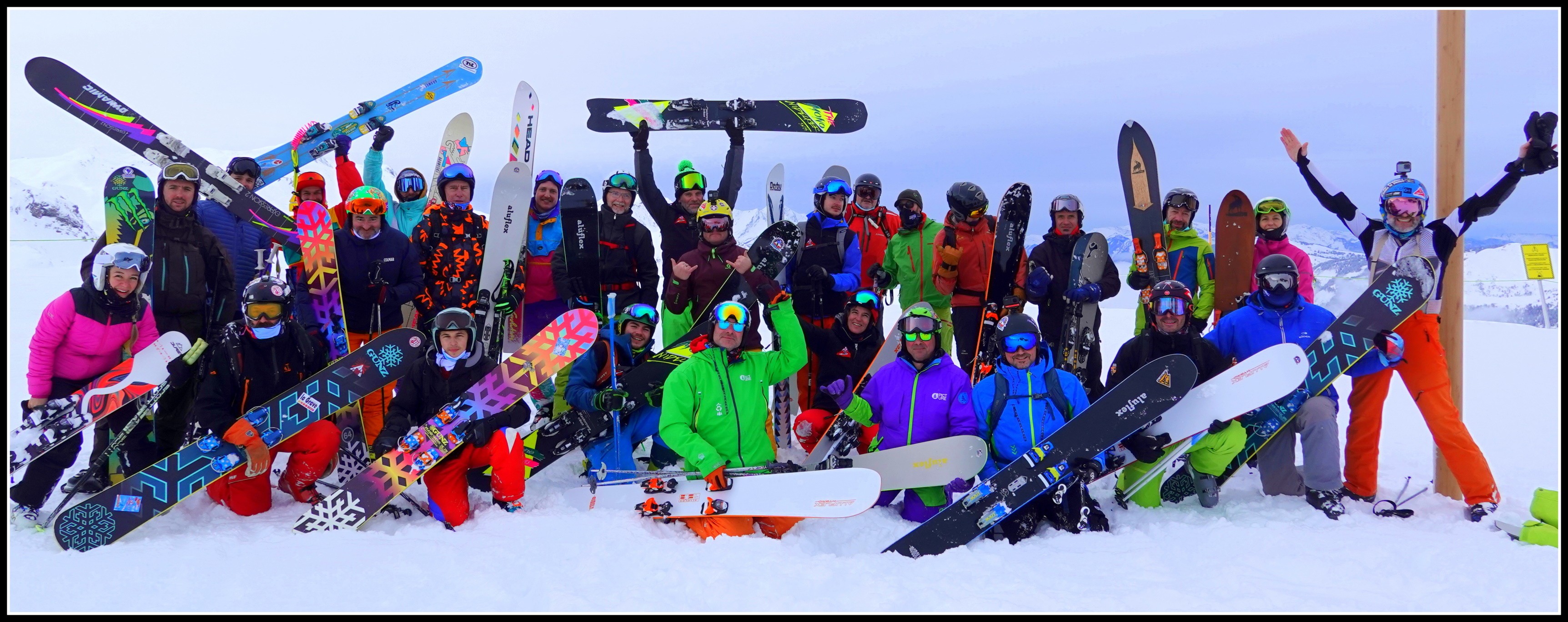 Sur les pistes